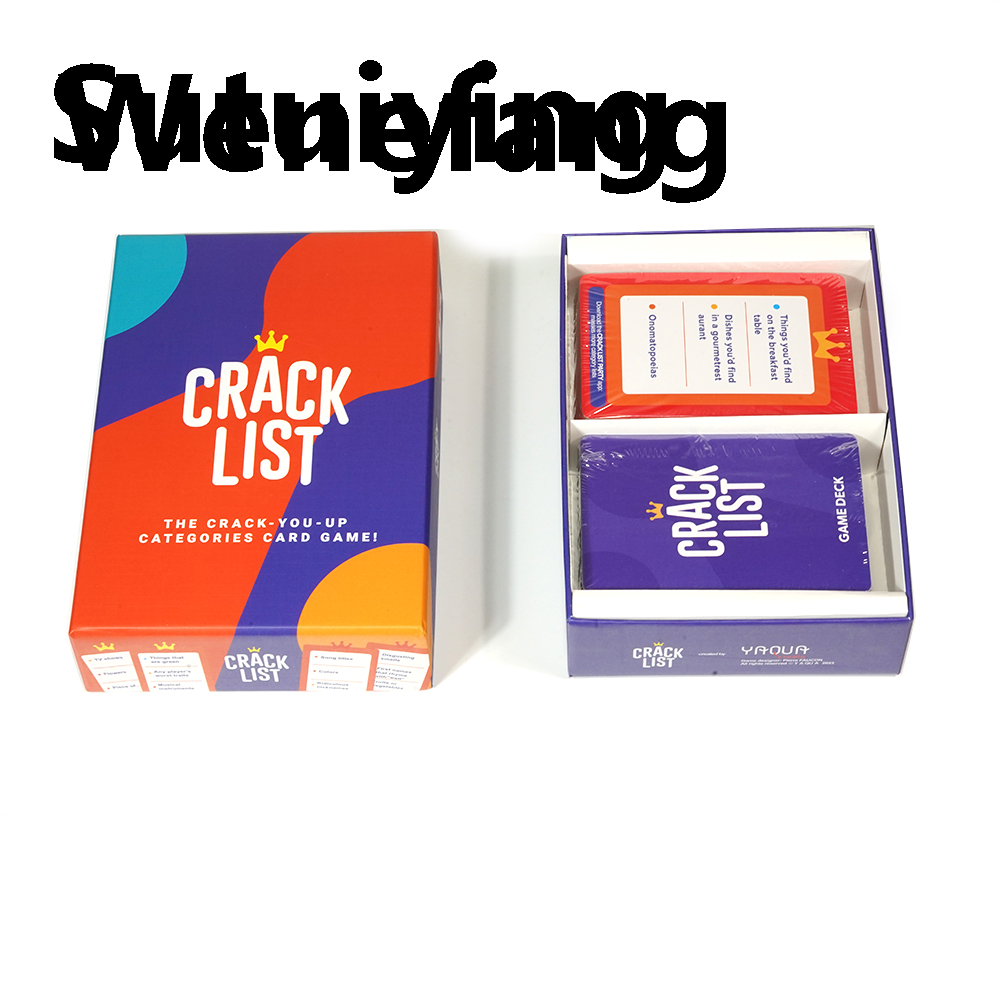 Wenefang Sutuiying SAVANA Crack List The Crack High 2025 New Quality You Up Categories Card Game