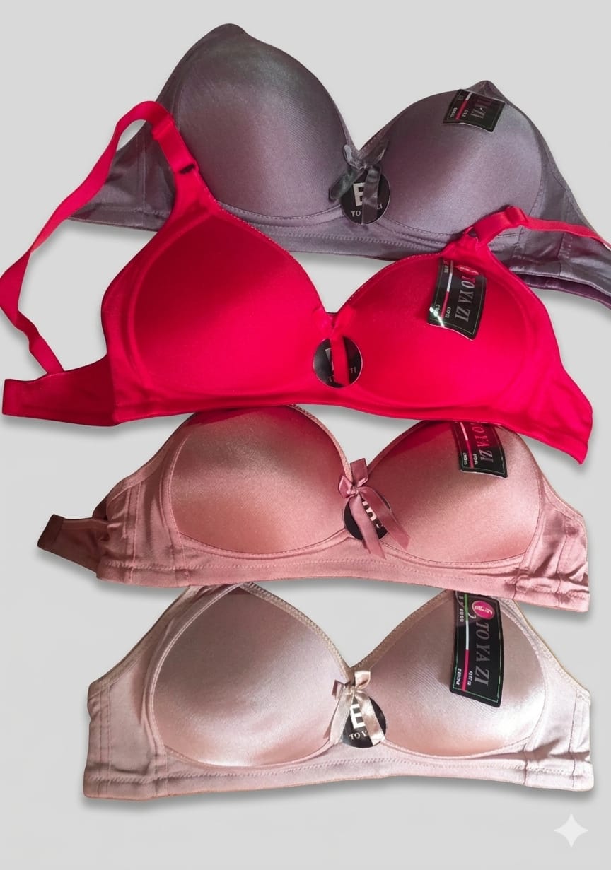 Push Up Bra for Women Seamless Padded Underwear (B Cup, Size 34-40)