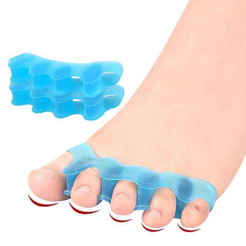 2Pcs=1Pair Separator Bunion Hammer Corrector Soft Silicone Material for Toe Separation Foot Care Tool