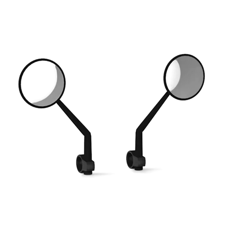 Universal Scooter Rearview Mirror, Scooter Handlebar View Retroreflector 360° Rotation Safety Mirror 1 Pair