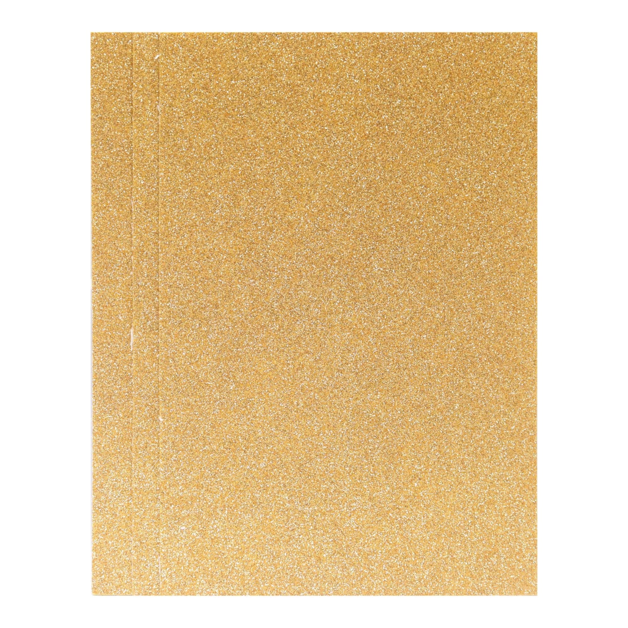 Golden Color A4 Glittered Paper