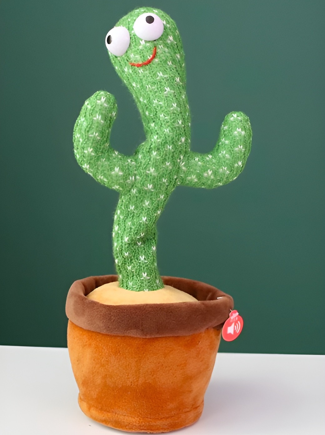 Dancing Cactus Toy Song Singing, Talking, Record & Repeating What You say Electric Cactus