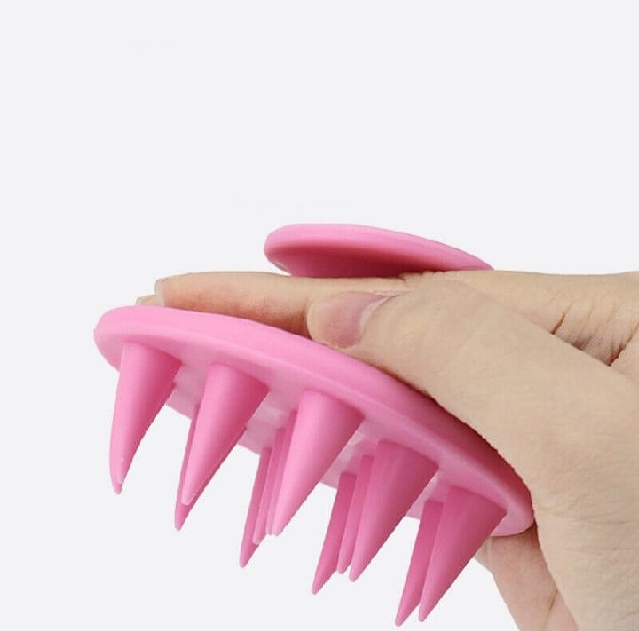 Soft Silicone Scalp Massager Brush for Relaxing Shampooing Massage Bathing Pet Care