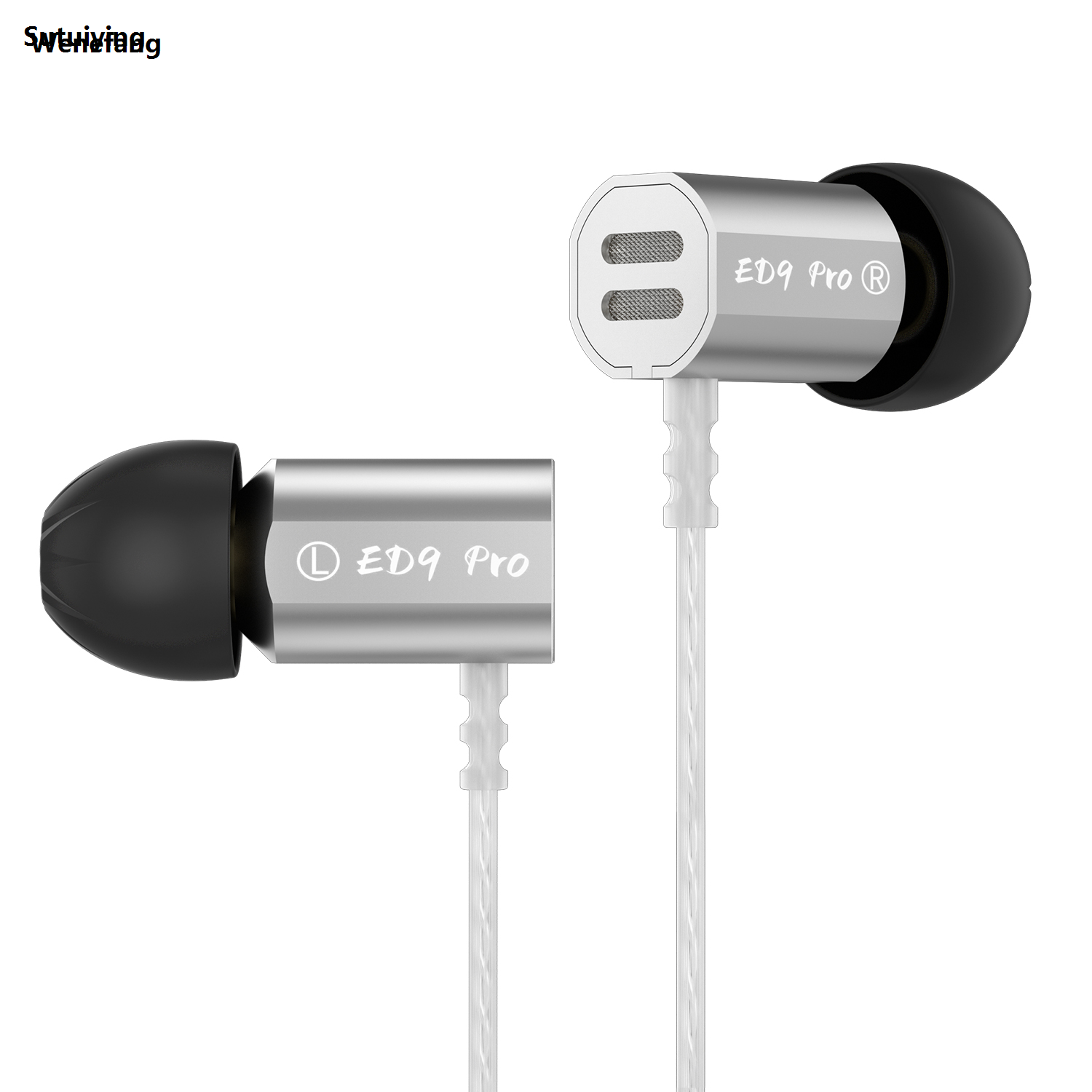 Wenefang Sutuiying KZ ED9PRO In Ear Earphones Semi-Open Large Soundstsge Dynamic Driver Sales promotion Hot Selling Bass Music Headset HIFI Zinc Alloy Metal Earphones ED9 PRO