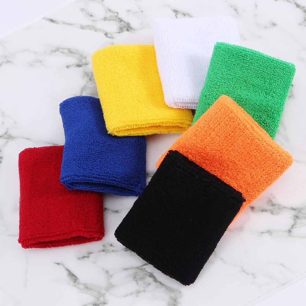 Unisex 2pcs Hand Guards Basketball Running Sweat Band Sweatband Wrist Support Wristband Wrist Protector