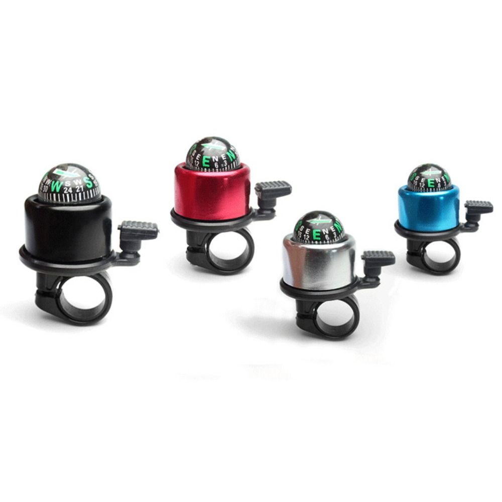 New Aluminum Alloy Compass Horn 5 Colors Ultra-loud Bicycle Bell Mini Ring-down Cycling