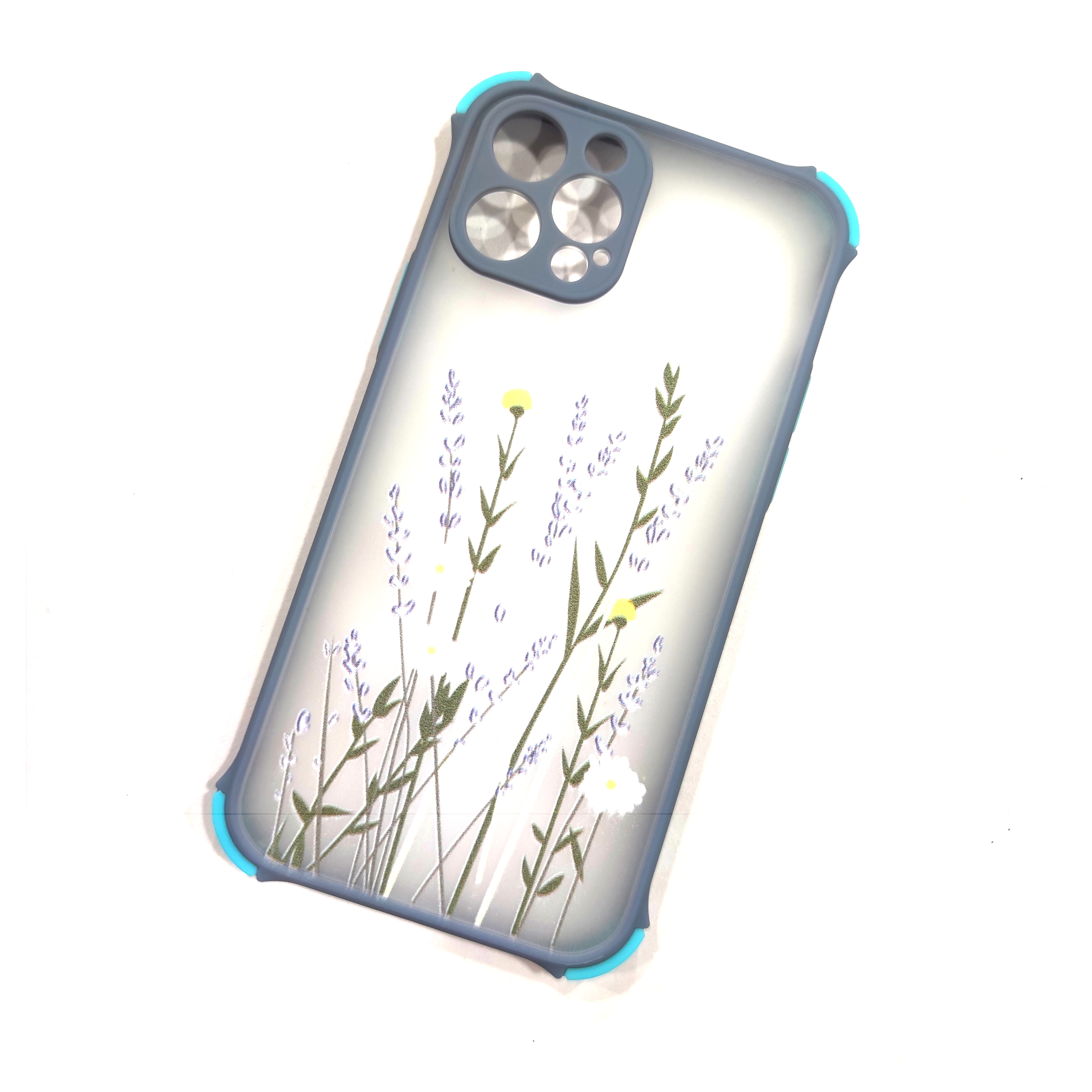 Iphone 12 Pro Printed Camera Protection Matte Semi Hard Cover