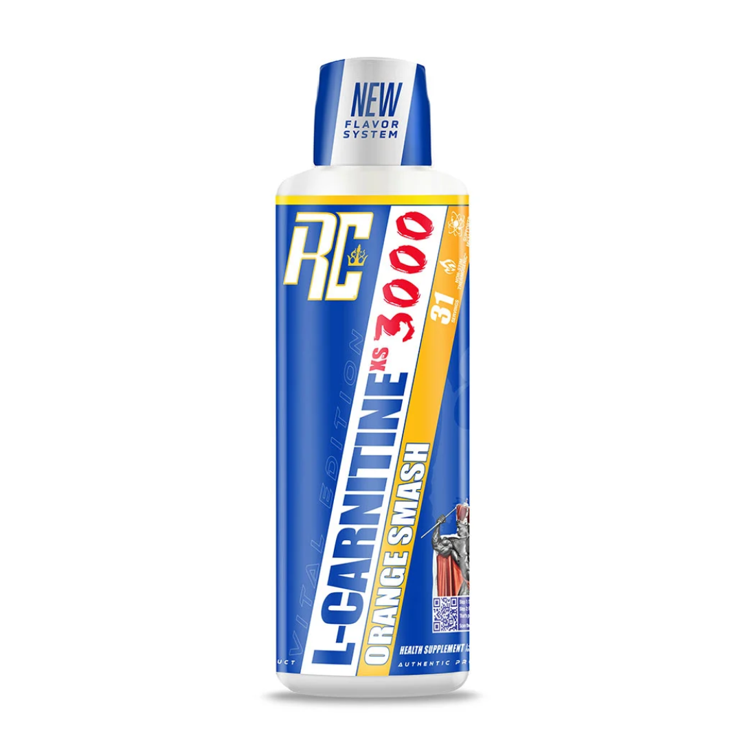 Ronnie Coleman L Carnitine Liquid 3000mg Triple Strength 465 ml USA Brand for Metabolism Fat Burn and Energy