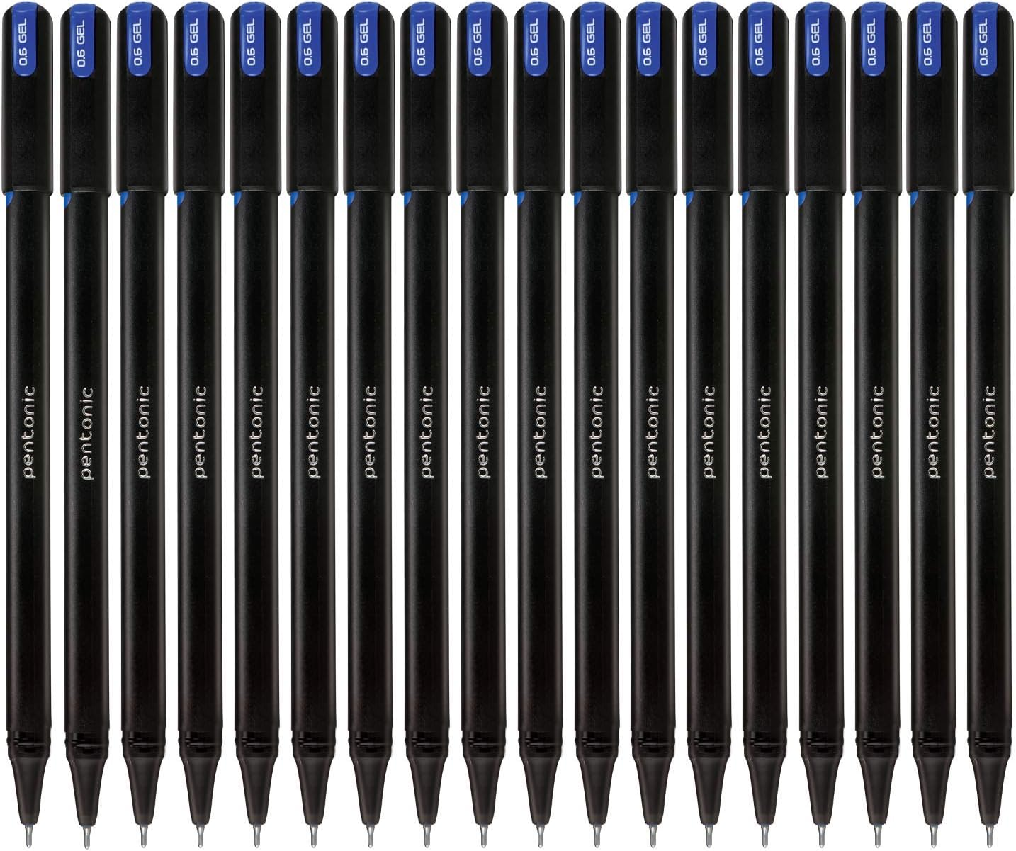 LINC Pentonic 0.6mm Gel Pen - 500 meter Writing Length, 24 count (BLUE)
