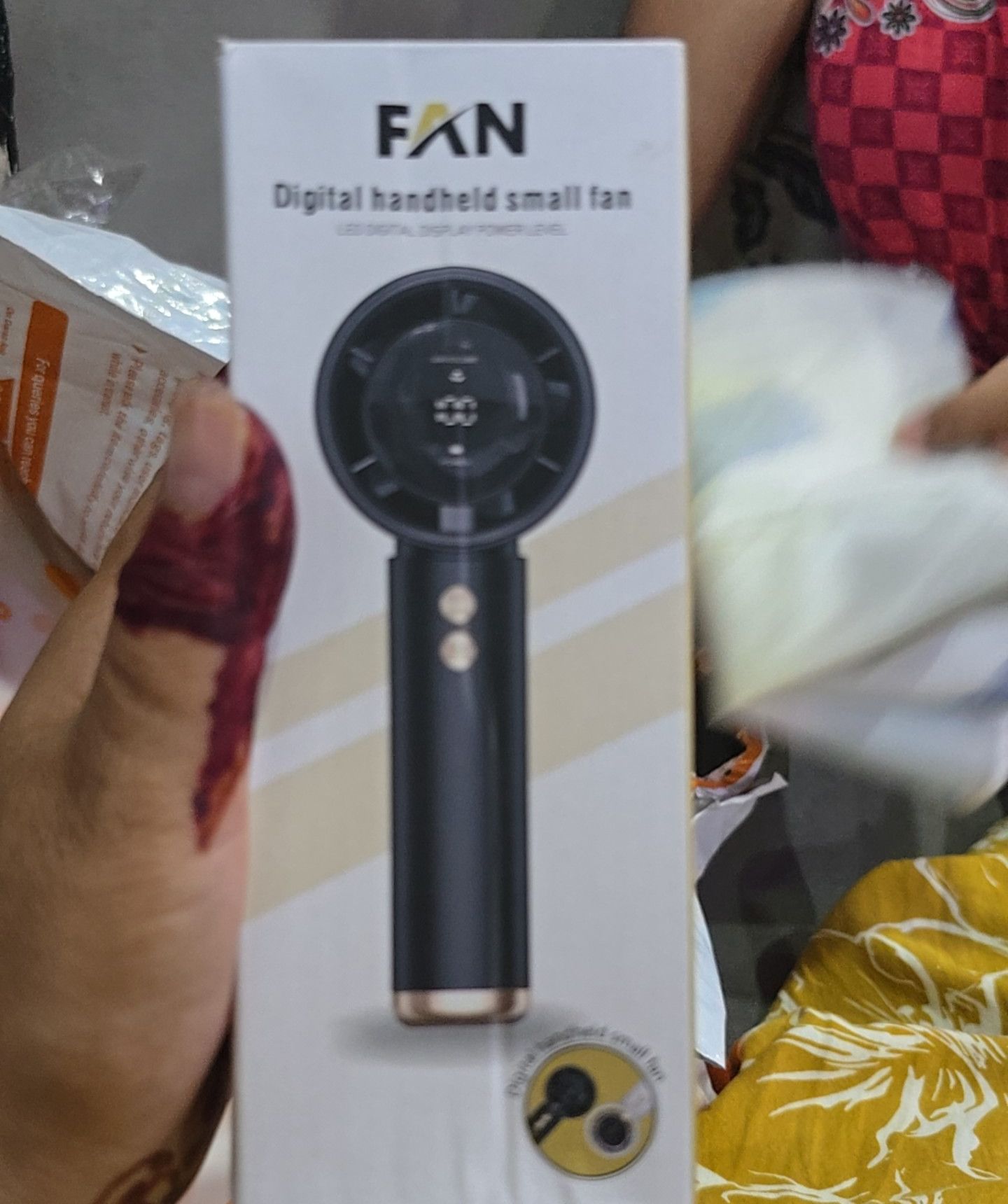 Mini HandHeld Turbo Fan Upto 100 Gear Speed,Upto 6 Hours Backup
