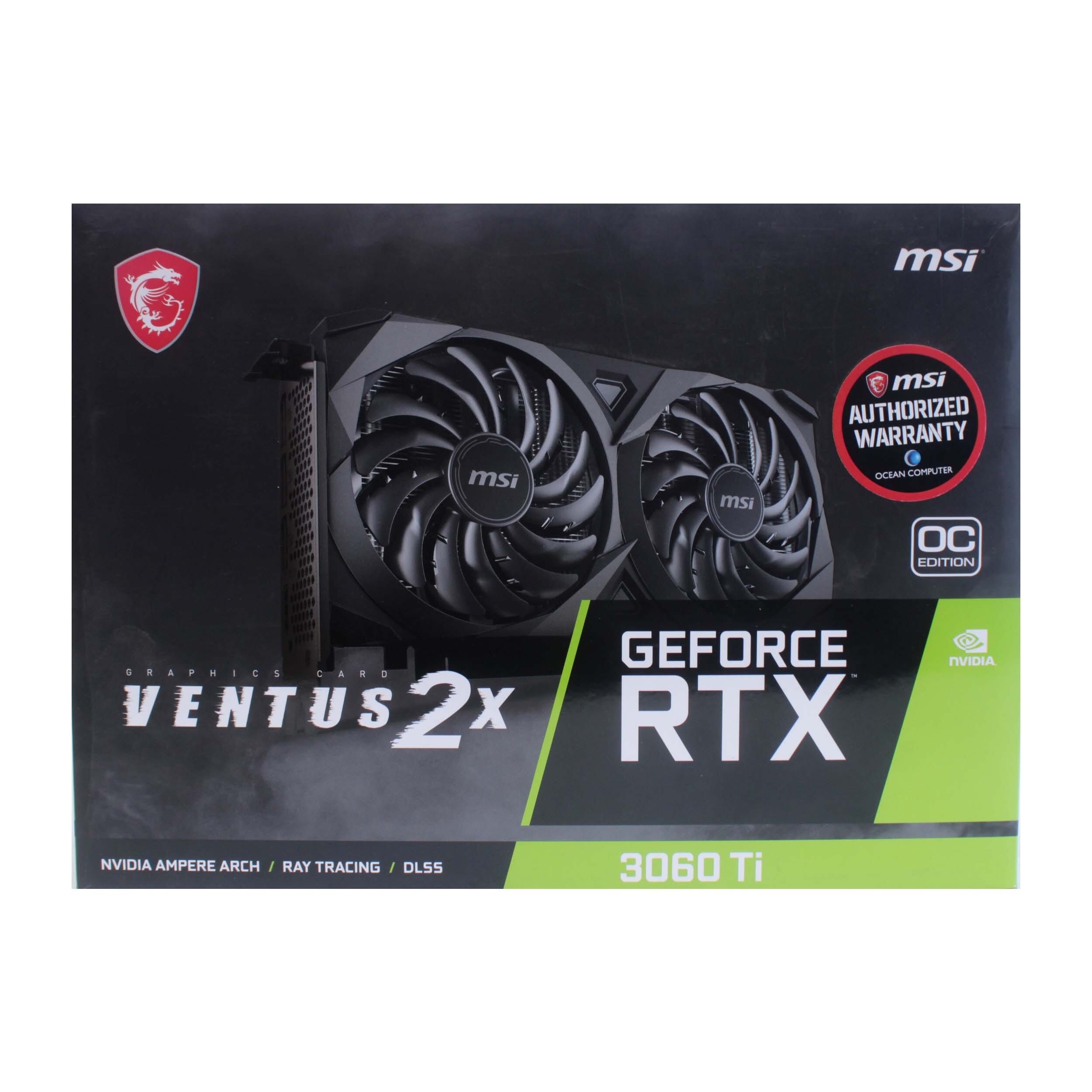 Msi Ventus Rtx 3060Ti 8Gb Graphic Card