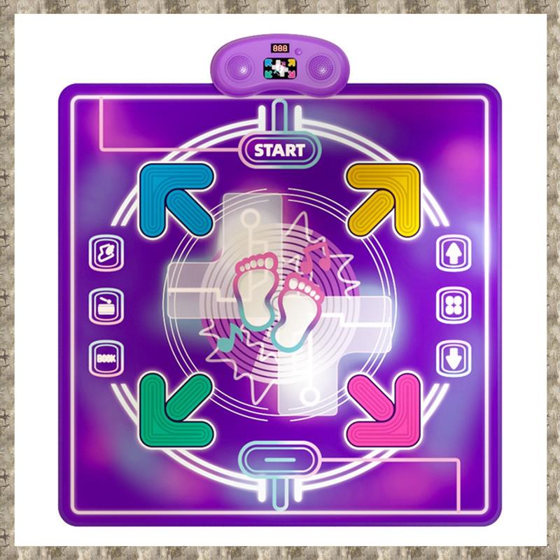 Electronic Dance Mat Dancing Mat Game Blanket for Kids with Light