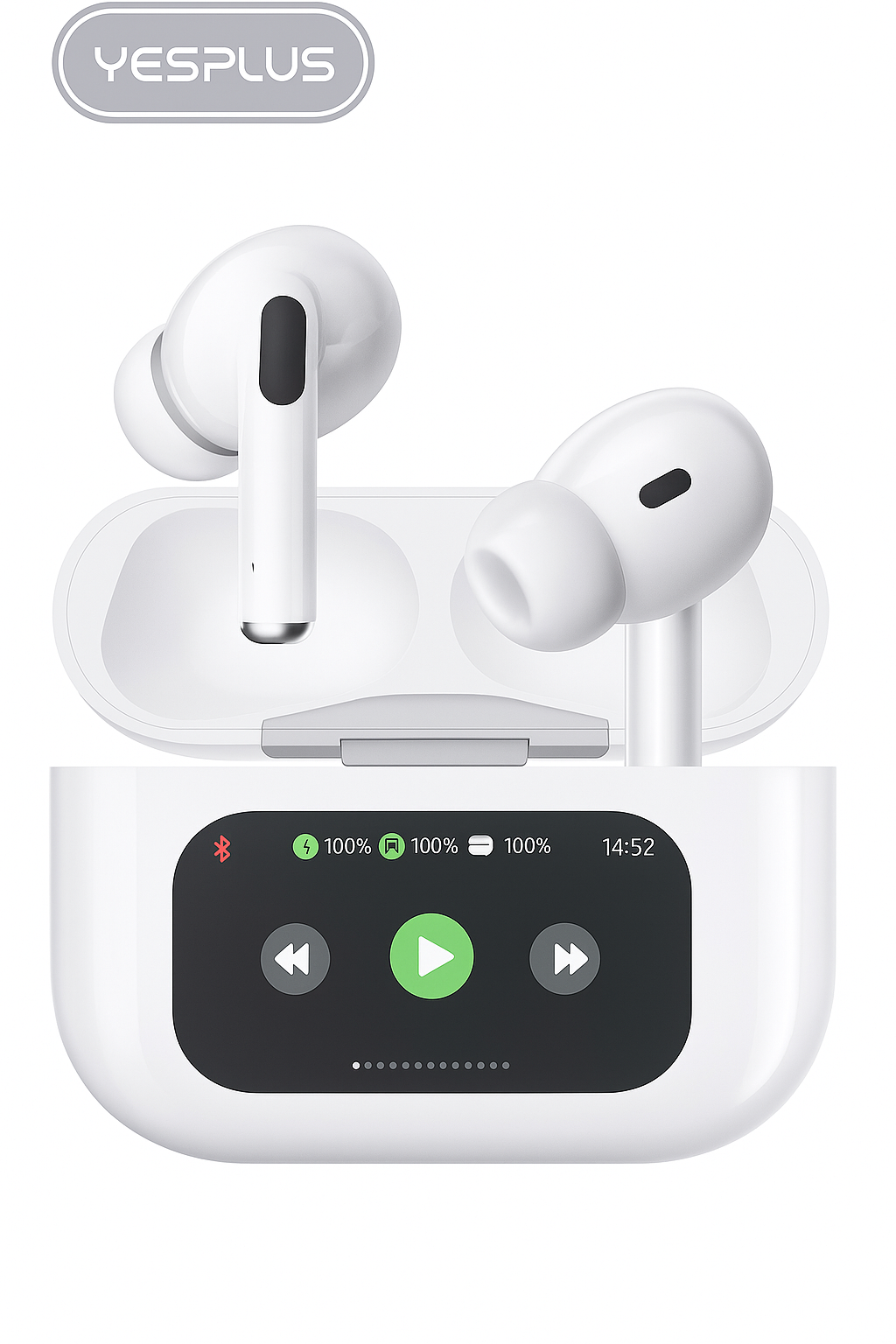 YESPLUS Pro 2 TWS-22 Active noise reduction multifunctional digital LCD touch heavy bass Earbuds