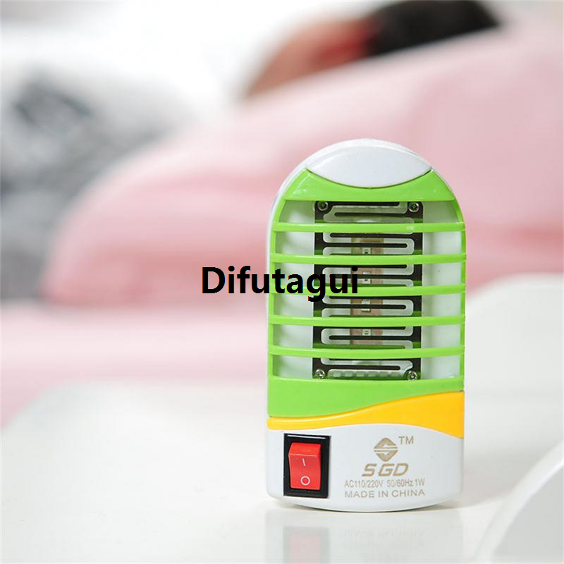 Difutagui Household Electric Mosquito Repellent Lamp Fly Swatter Insect Killer With Automatic Mute Anti Flies Mosquito Catcher For Bedroom