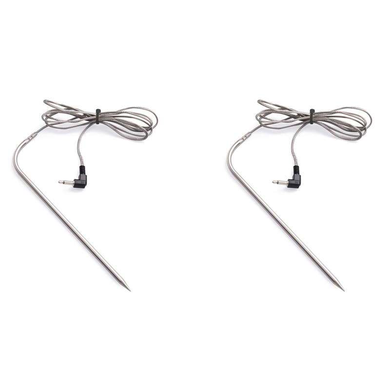 FORIDE 2X Replacement Meat Probe Part for and Grills Wood Pellet Stove Accessories Meat Temperature Probe