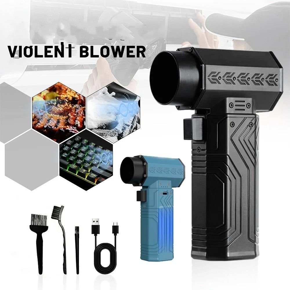 Mini Max.600g Thrust Electric Air Blower Adjustable Wind Speed Brushless Motor Turbo Jet Fan Car Dust Dryer