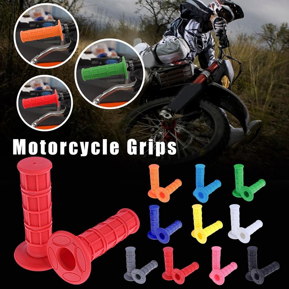 1 Pair Practical Anti-skid Bicycle Tricycle Rubber Grip Bike Parts Handle Handlebar Grips Motorcycle Hand Grips