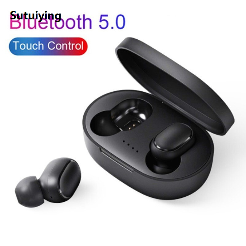 Sutuiying TWS A6S Bluetooth Earphones Wireless bluetooth headset Noise Cancelling Portable Headsets With Microphone Headphones For Huawei Xiaomi