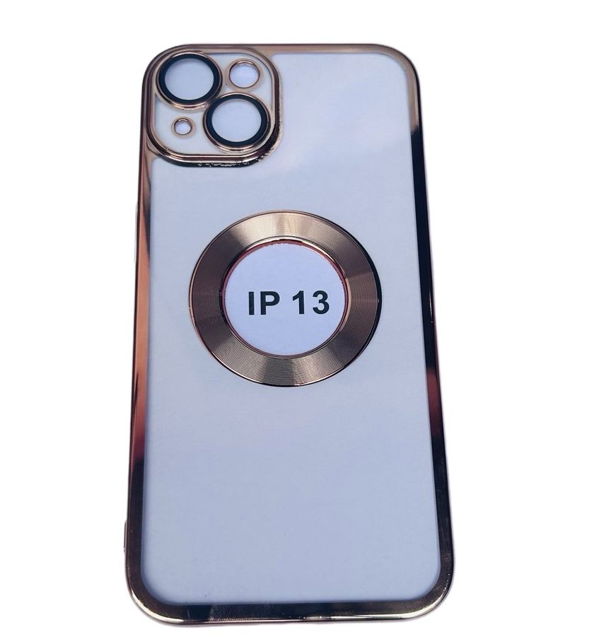 Luxury Transparent Plating TPU Case for iPhone 13