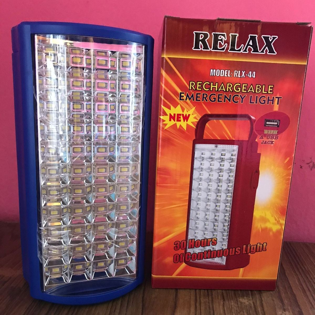 Rechargeable Emergency Light 44 Led SMD Bulb Light Torch