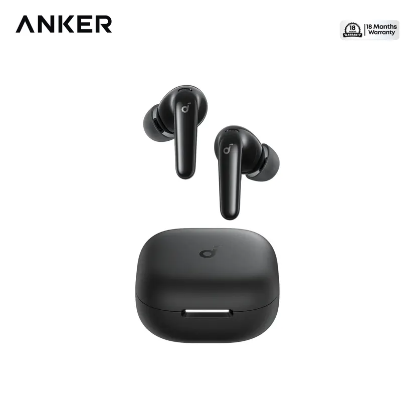soundcore R60i NC, 6-Mics, Real-Time (ANC) Adaptive Noise Cancelling, Hi-Res Sound, Wireless Bluetooth Earbuds, Translation Earbuds, 50H Playtime