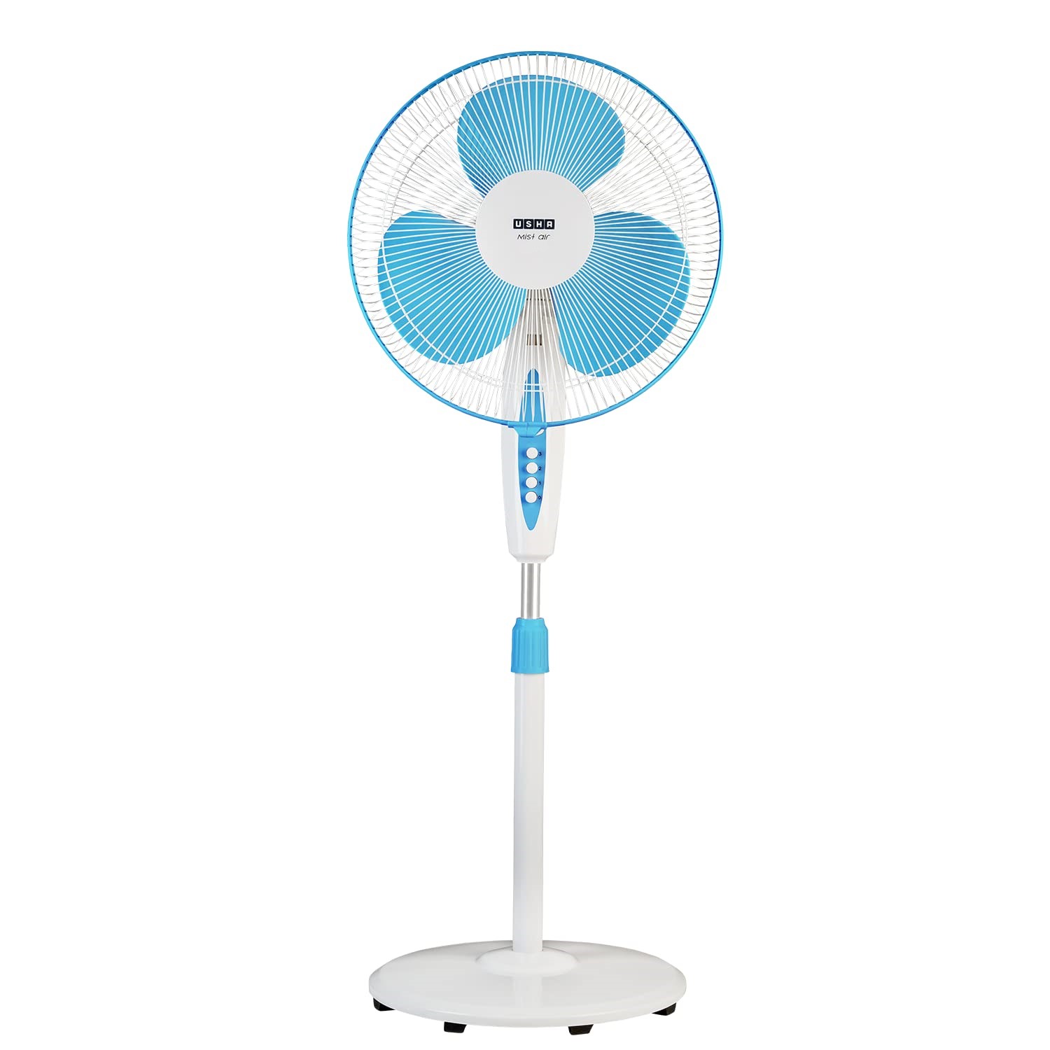 Usha Mist Air Flo 16" Stand Fan Blue