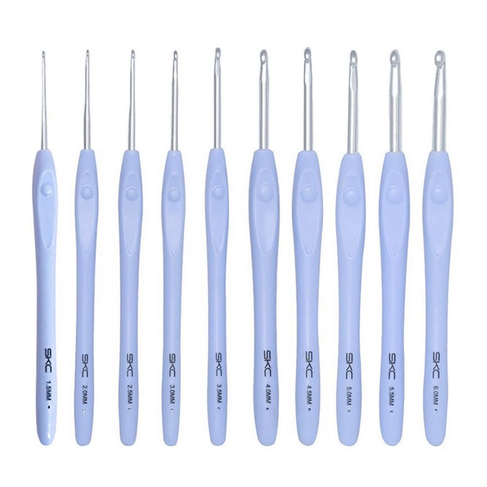 New Soft Handle Knitting Needles Multisize Long Crocheting Needles Aluminum Crocheting Hooks Scarf
