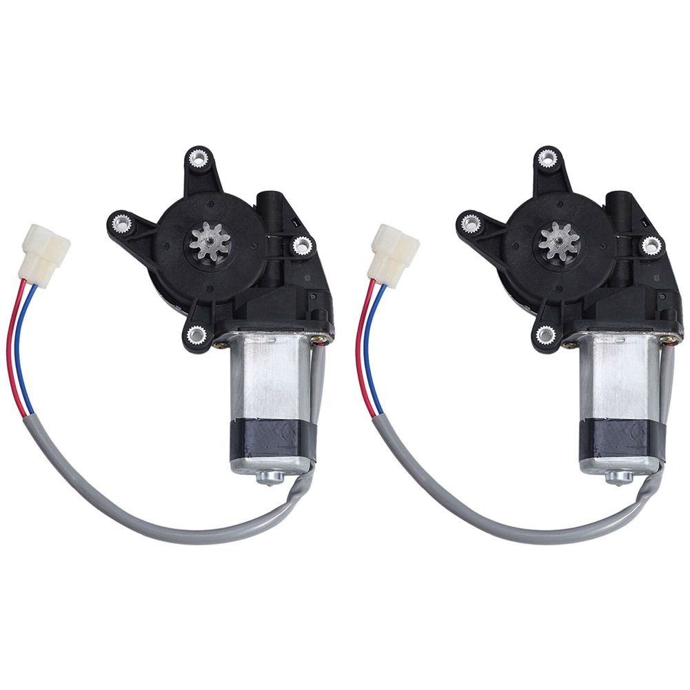 JINMY 2X 8-Tooth Left Side Electric Car Window Regulator Glass Lift Motor for Electric Car