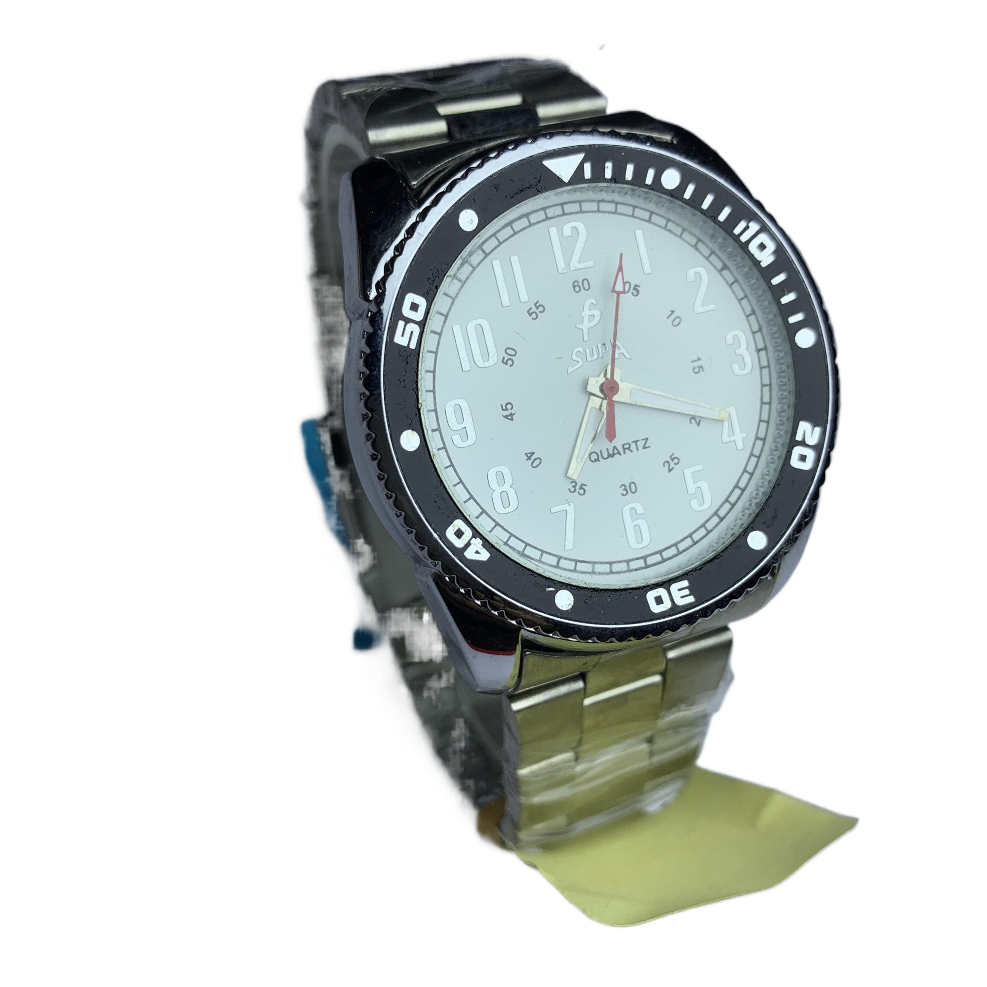 Watch New Attractive Design Round Gold Dial Quartz Moment Stainless Steel Gold Chain Best Quality Waterproof Watch For Men