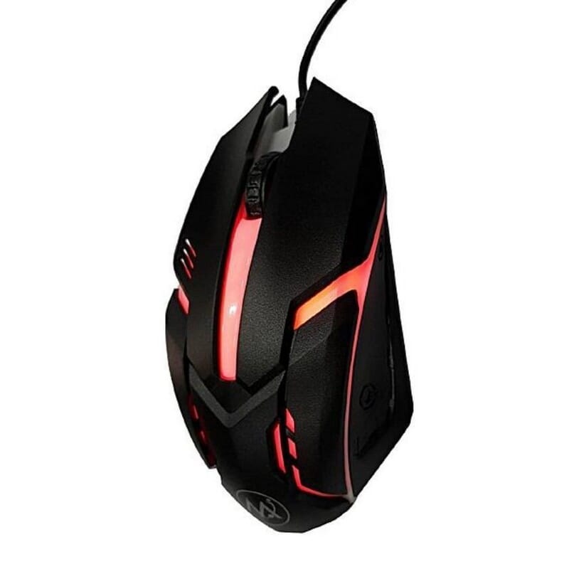 Leishe Lighting Mouse Orginal High Quailty 7 Color Light Gaming Mouse - Black
