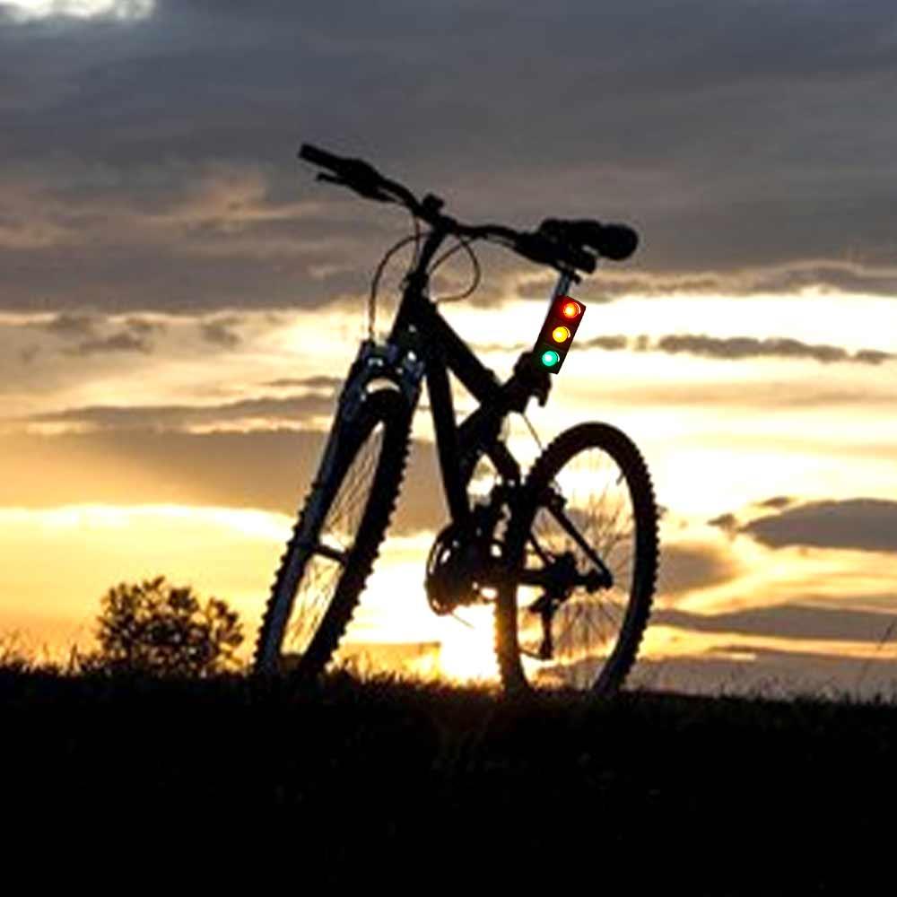 Traffic Safety Waterproof Bicycle Tail Light Smart Warning Bicycle Rear Light Flashing MTB Led Bike Light Bike Seatpost