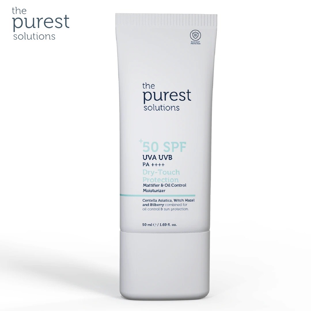 The Purest Solutions Dry-Touch Protection Mattifier & Oil Control Moisturizer for Oily Skin SPF 50+ 50ML