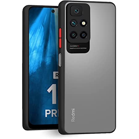 RedMi 10 / 10 Prime Camera Protection Phone Case Translucent Frosted Smoke Mobile Cover