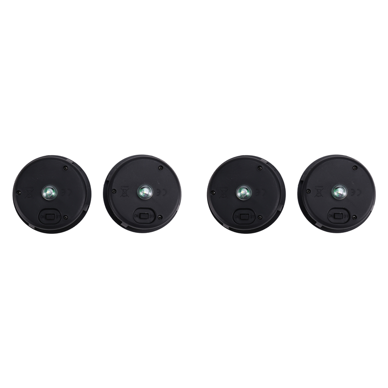 NAMUNY 4PCS Solar Light Replacement Top 8cm RGB Patch Lamp LED Decorative Light for Outdoor Hanging Atmosphere Lamp