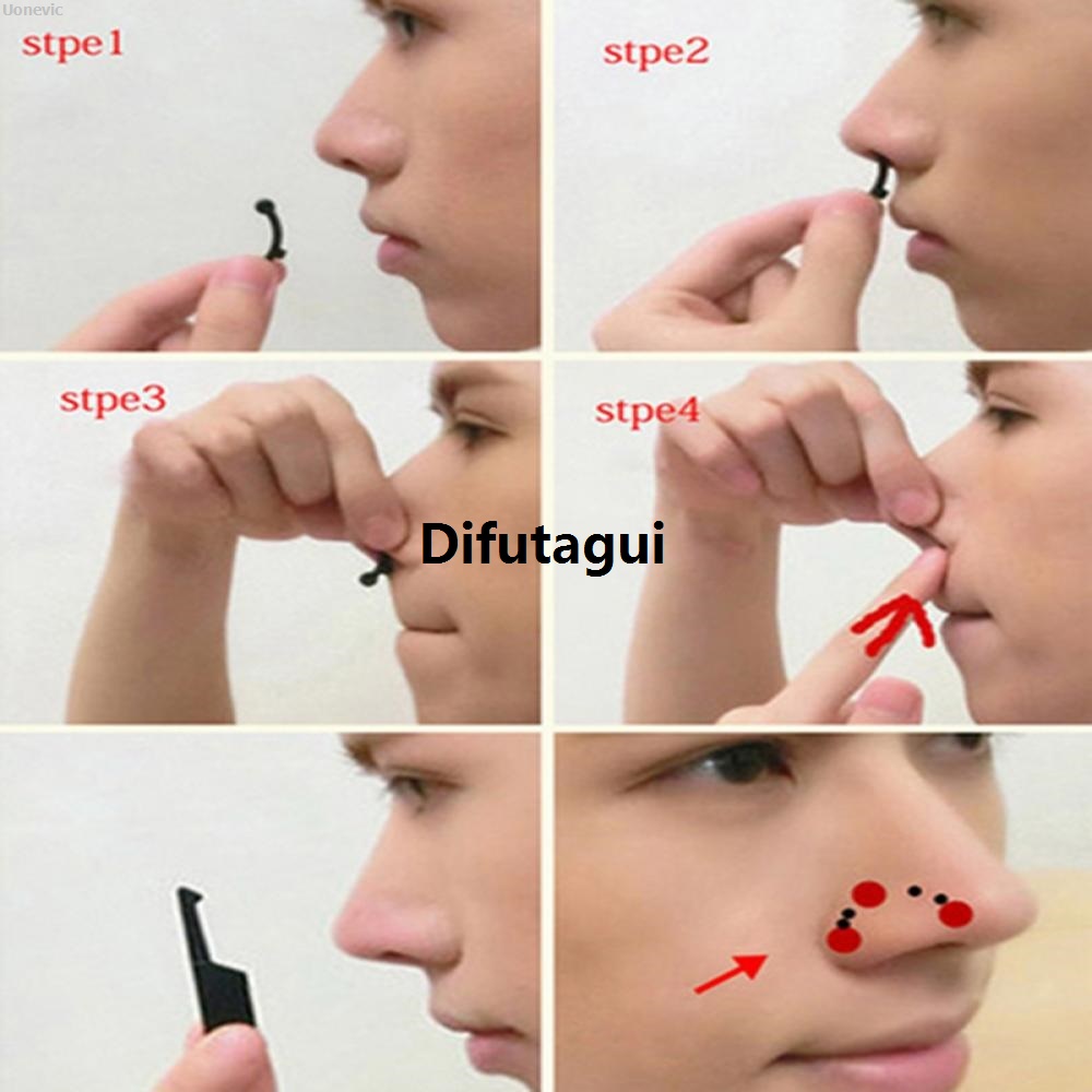 Difutagui Inch Painless 3 Foot Sculpting Clip Scissors 1 Set Beauty Nose Clip [Exclusive 2025 New Luxury Offer] Orthotic Massage Tool Nose Lift Shaper Bridge Straightening