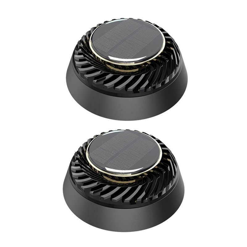 2 PCS Black Car Diffuser Portable and Electromagnetic Molecular Antifreeze Defroster(Cologne)