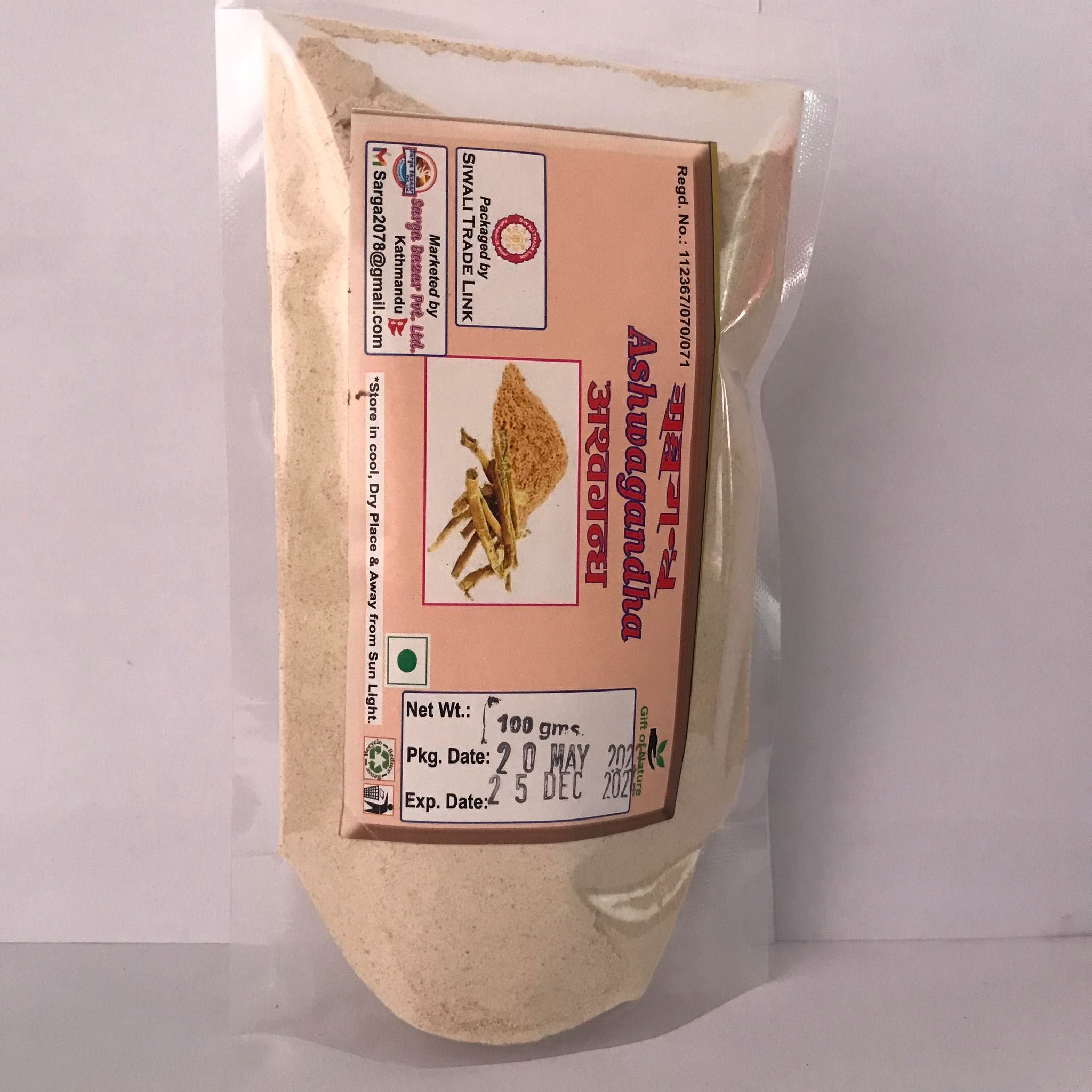Ashokgandha Powder / Aswagandha Churna - 100Gm
