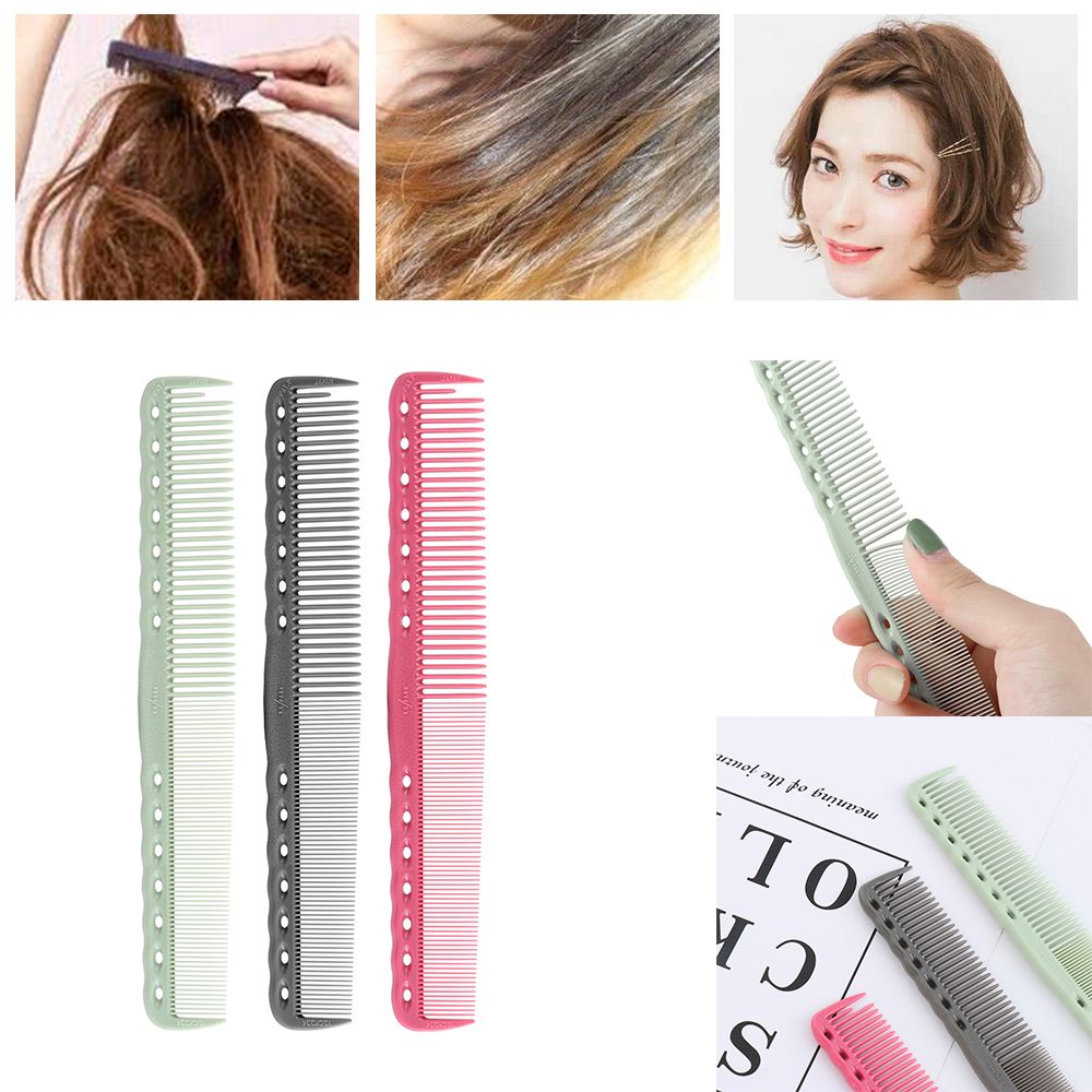 New Plastic Professional Flattop Hair cutting Comb Salon Styling Tool Hairdressing Detangling