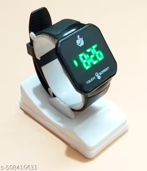 Bestbuy Collection Colour Silicone Digital Led Bracelet Band Wrist Watch Black/Red/Blue/White