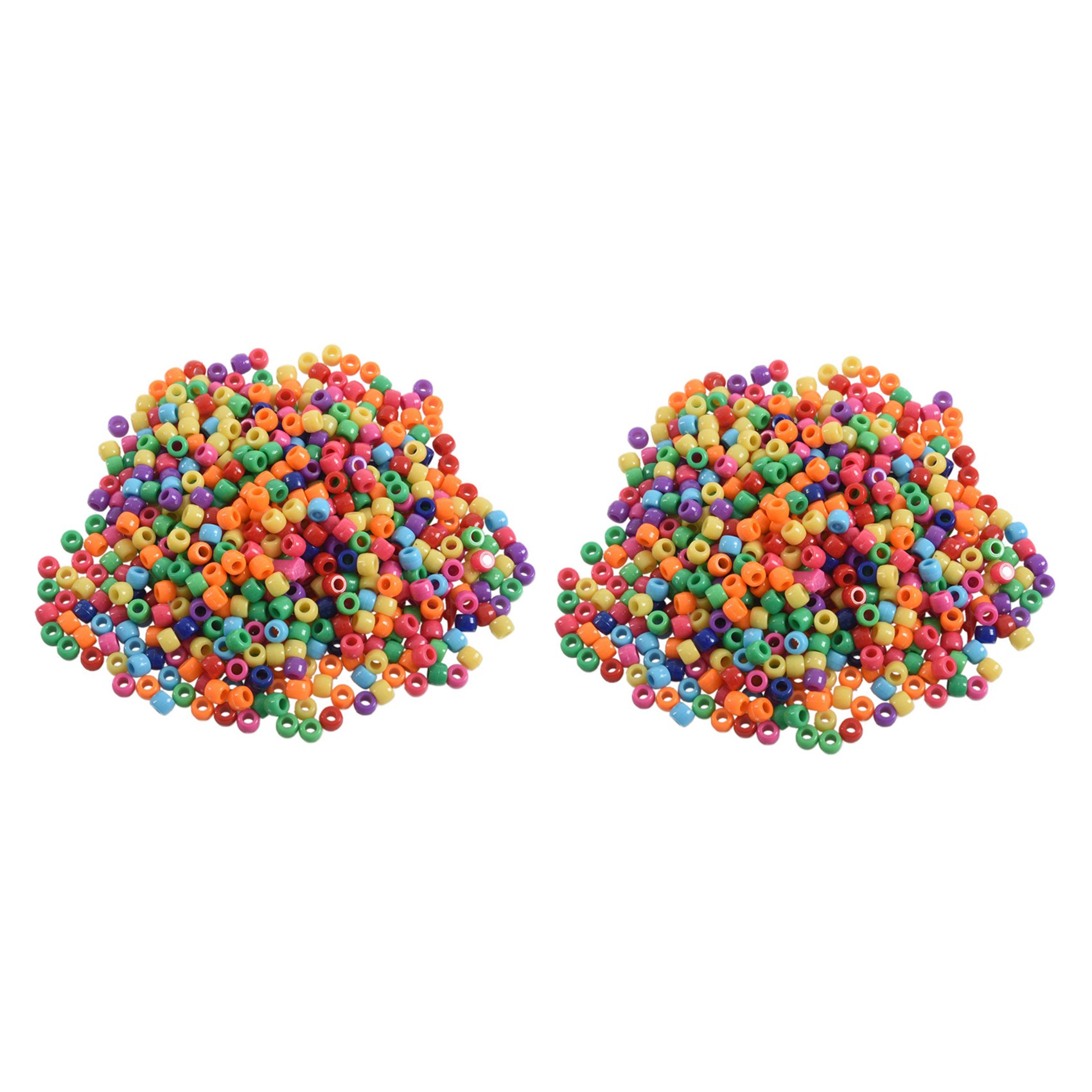 NAMUNY 1200 Pcs Mixed Plastic Beads 9mm x 6mm(3/8 inch x 2/8 inch)