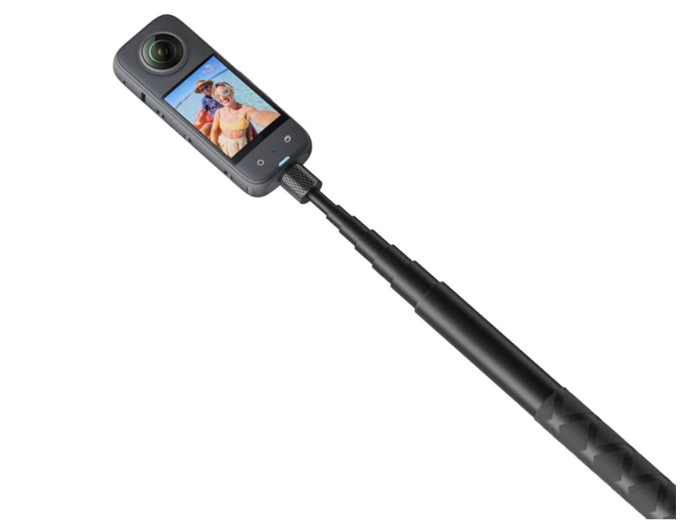 300 cm Extra Long Selfie Stick for Insta360 One x3, x2, one RS, GoPro Hero 11, Hero 10, Hero 9, Hero 8