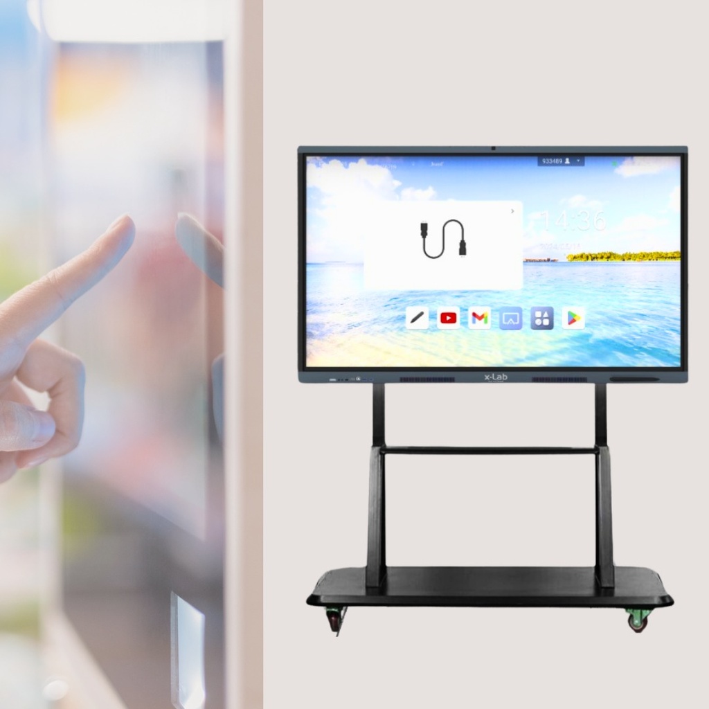Smart Interactive Whiteboard-Android 14.0, 8GB Ram,128GB, 48mp Camera SB75I-75 Inch Xlab