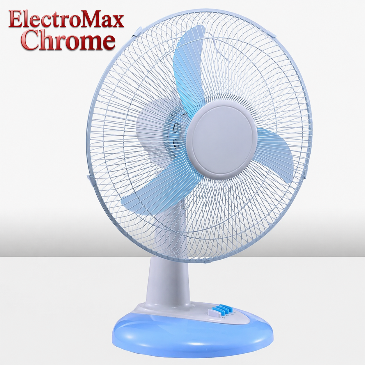 ElectroMax Chrome Table Fan Top Quality High Speed 12"( 2 Year Warranty)