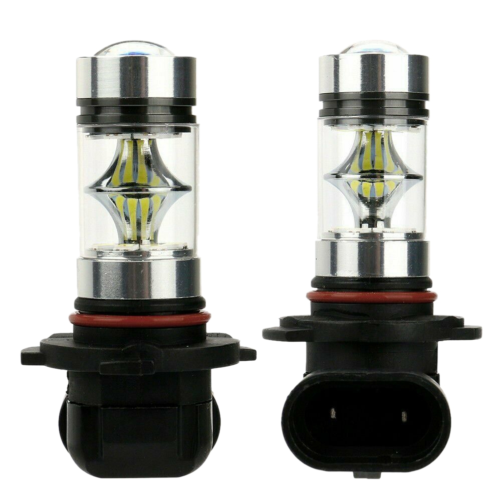 NAMUNY 2x 9005 HB3 6000K 100W 2323 LED Projector Fog Driving Light Bulbs White