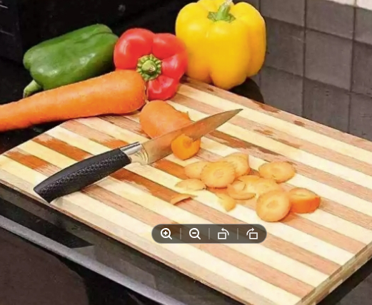 Bamboo Wooden Chopping Board 24*35CM 16MM Thick