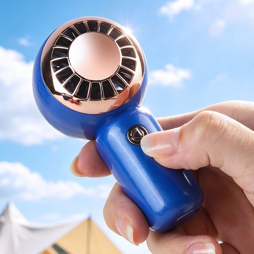 Cooling 3 Gear Wind Mini Portable Fan Adjustable Ultra-quiet Rechargeable Fan Rechargeable Ultralight Pocket Fan Home