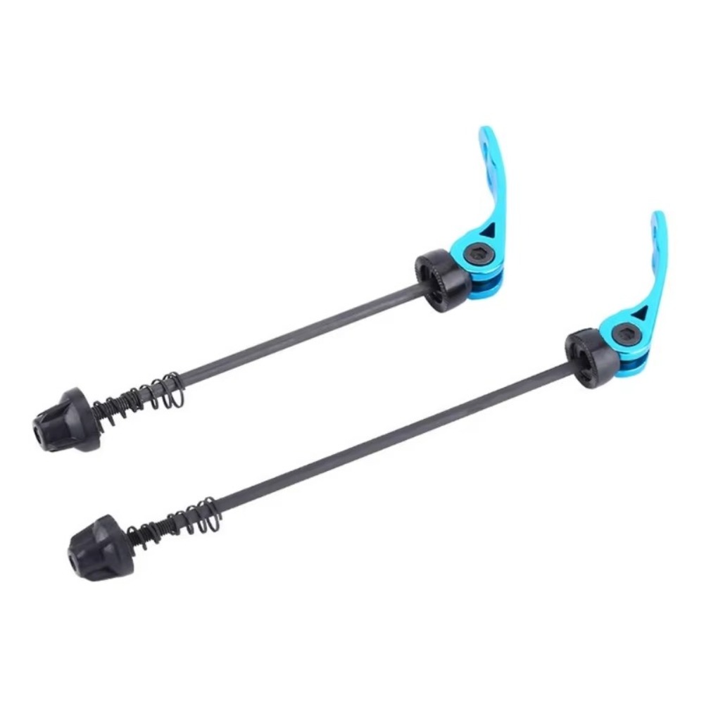 1pair Durable Adjustable Bike Quick Release Axles 189mm 146mm Bicycle Parts Front Rear Bicycle Axle Aluminum Alloy Skewers Lever QR for Mountain Road Bike