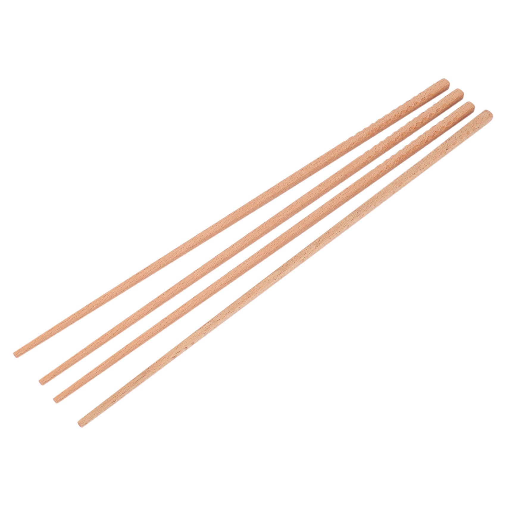 2 Pairs Wooden Cooking Chopsticks Roasting Chopsticks Extra Long