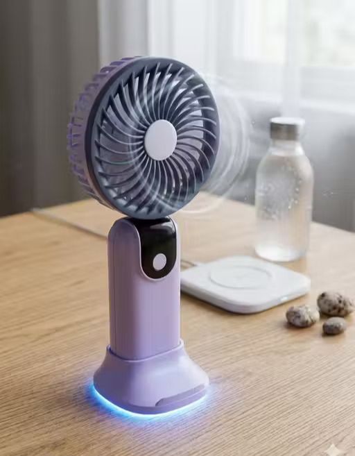SD-110 Handheld Rechargeable Fan Foldable Portable Mini Cooling Fan 500mAh Personal Fan for Home Office Outdoor Travel Use | DealSpot