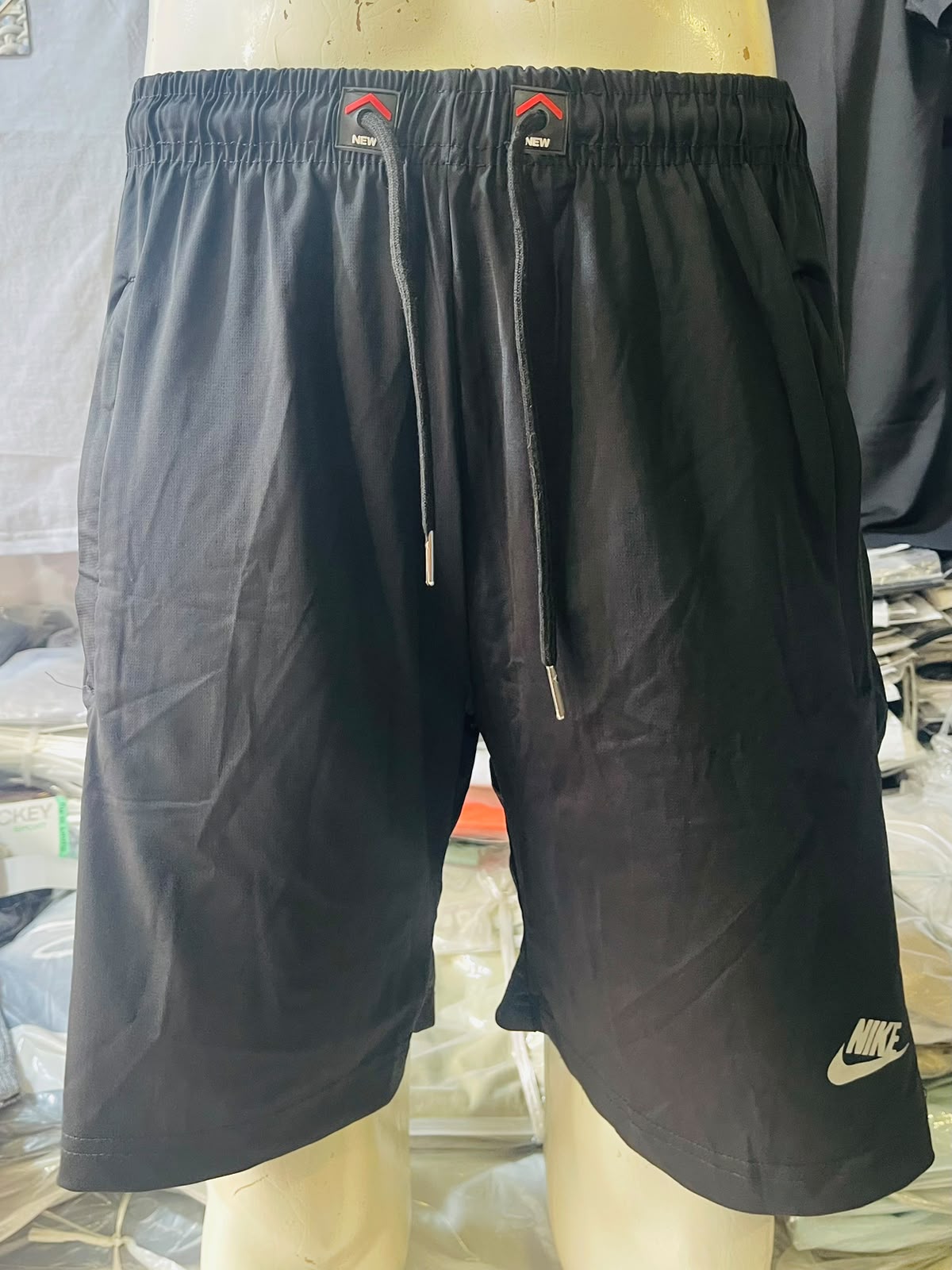 Men's Training Shorts | Elastic Waist Quick-Dry Sports Bottoms with Swoosh Logo | Gym & Running Half Pants For Men